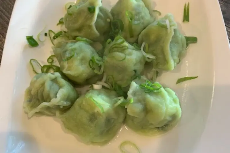 Fresh Shrimp & Leek Dumplings__韭菜蝦水餃